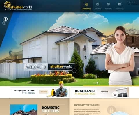 Custom WordPress website for Shutterworld